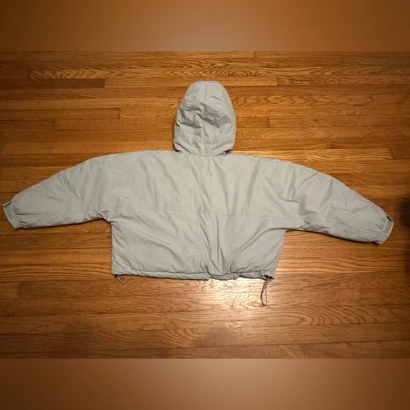 NWT BDG Urban Outfitters Oversized Cropped Puffer Coat with Hood & Pockets - Picture 2 of 10